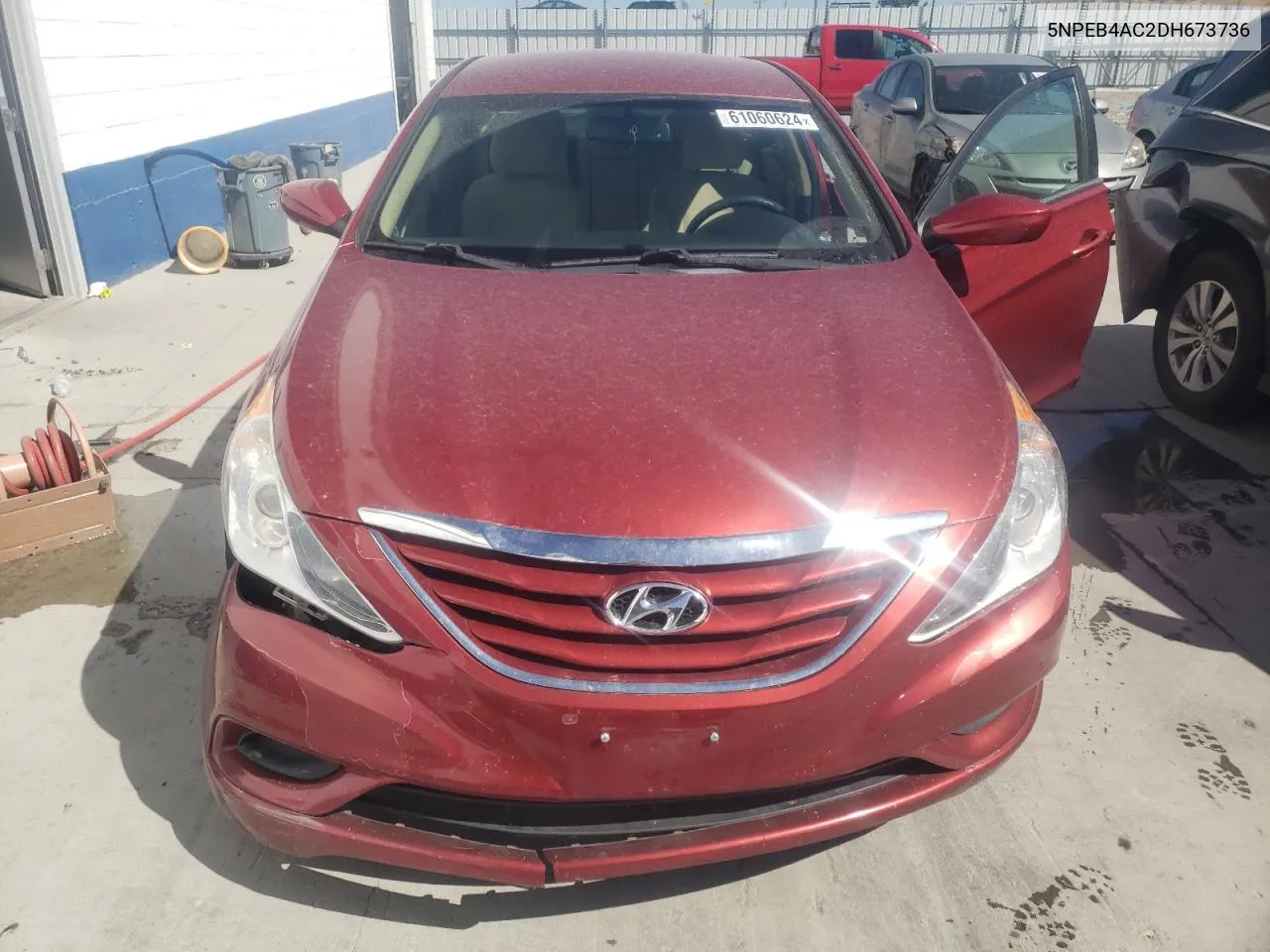 2013 Hyundai Sonata Gls VIN: 5NPEB4AC2DH673736 Lot: 61060624