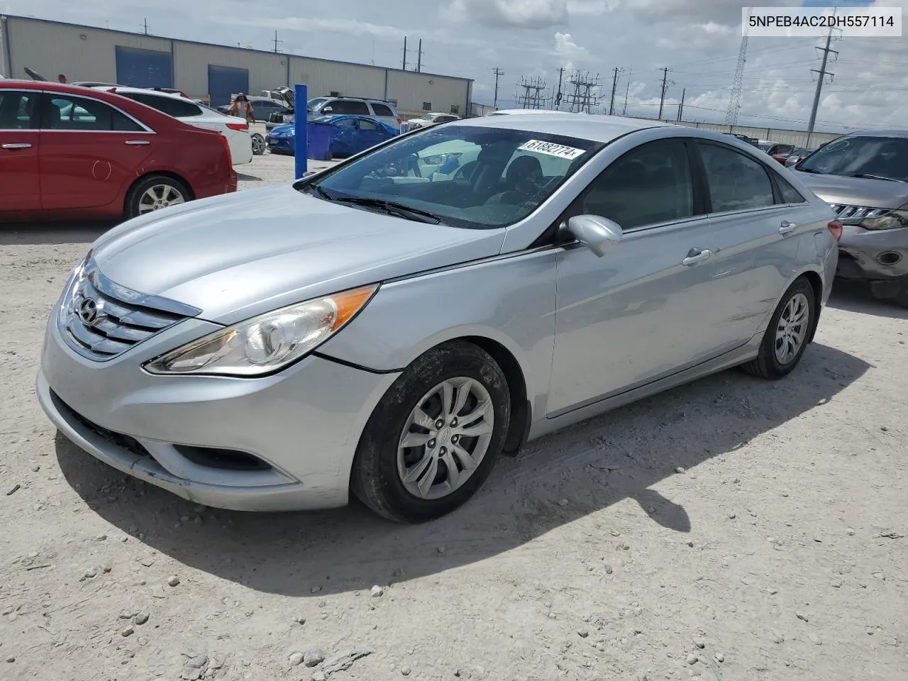 2013 Hyundai Sonata Gls VIN: 5NPEB4AC2DH557114 Lot: 61882774