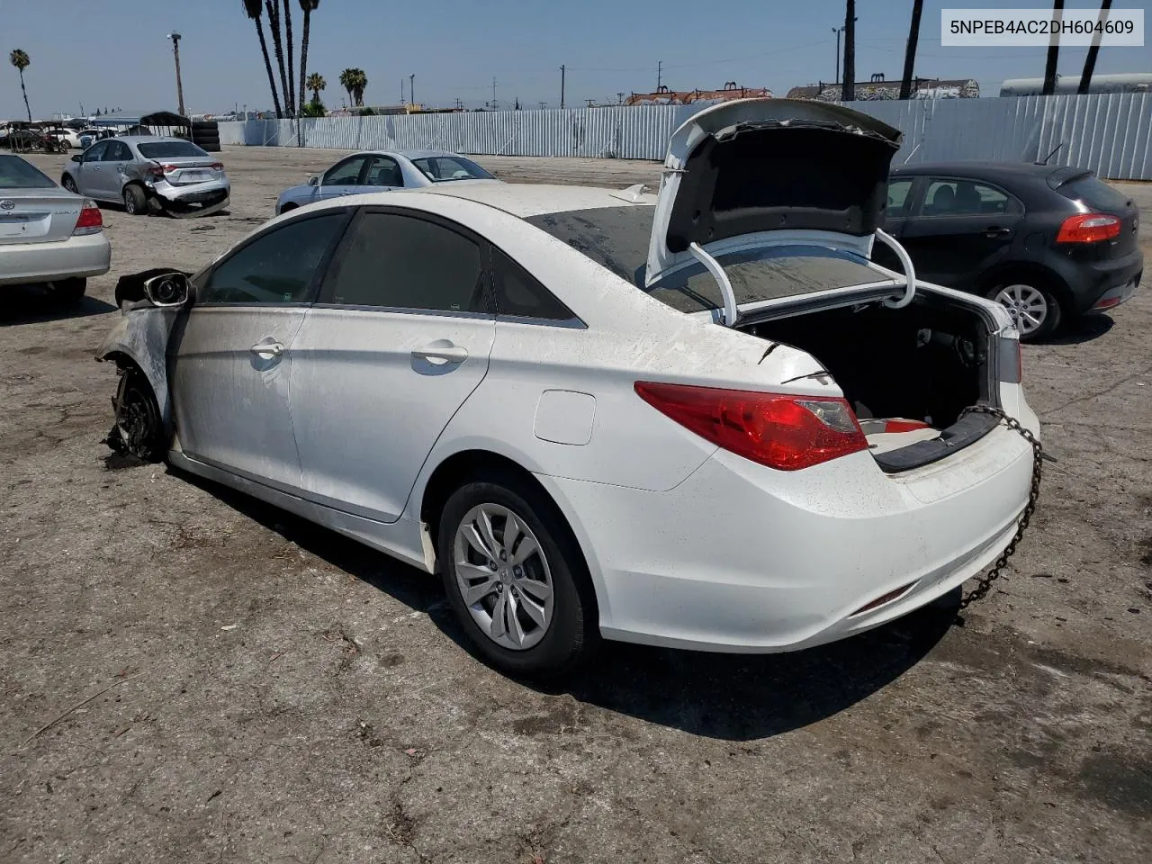 2013 Hyundai Sonata Gls VIN: 5NPEB4AC2DH604609 Lot: 62063894