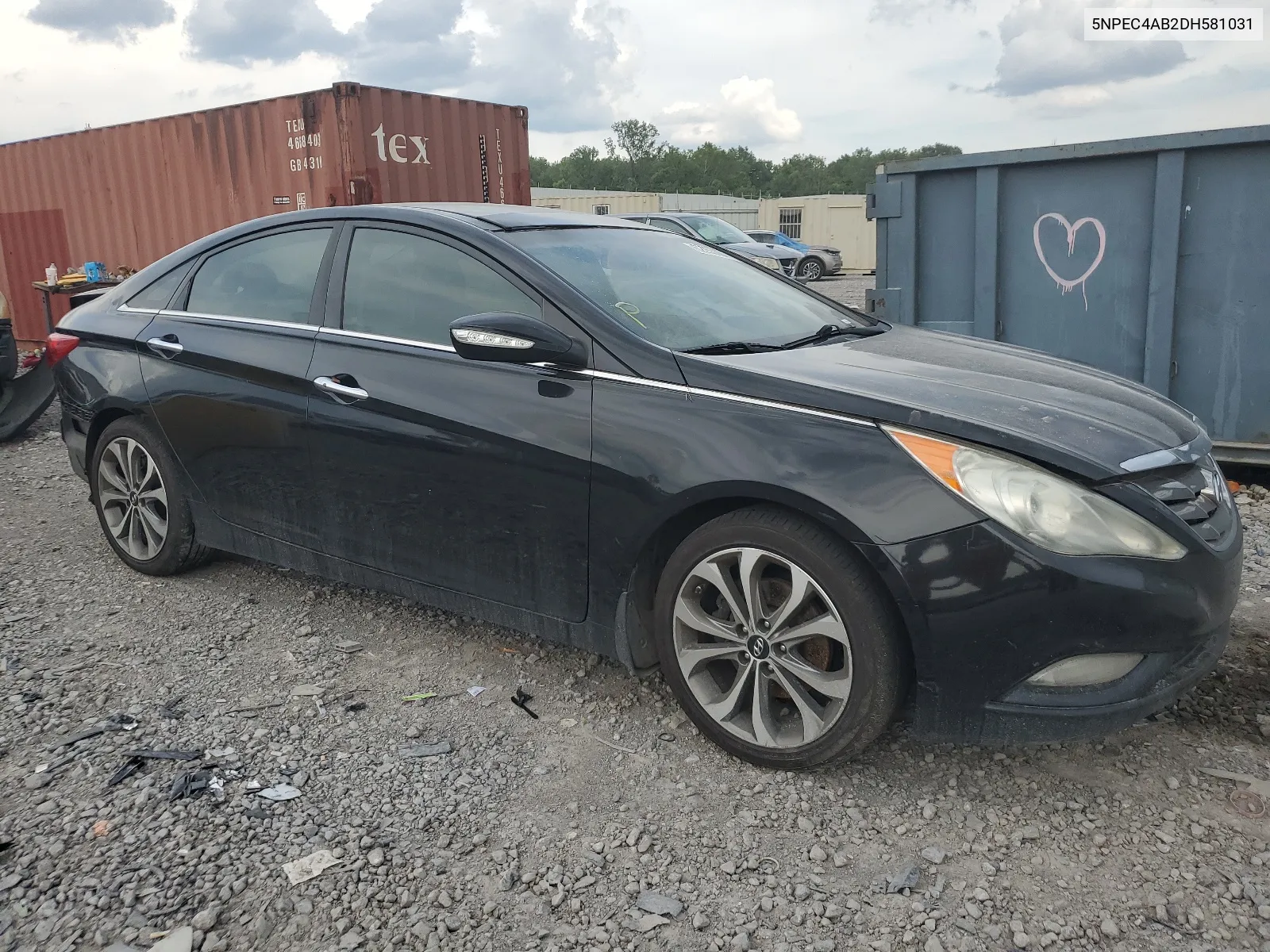 2013 Hyundai Sonata Se VIN: 5NPEC4AB2DH581031 Lot: 62255394