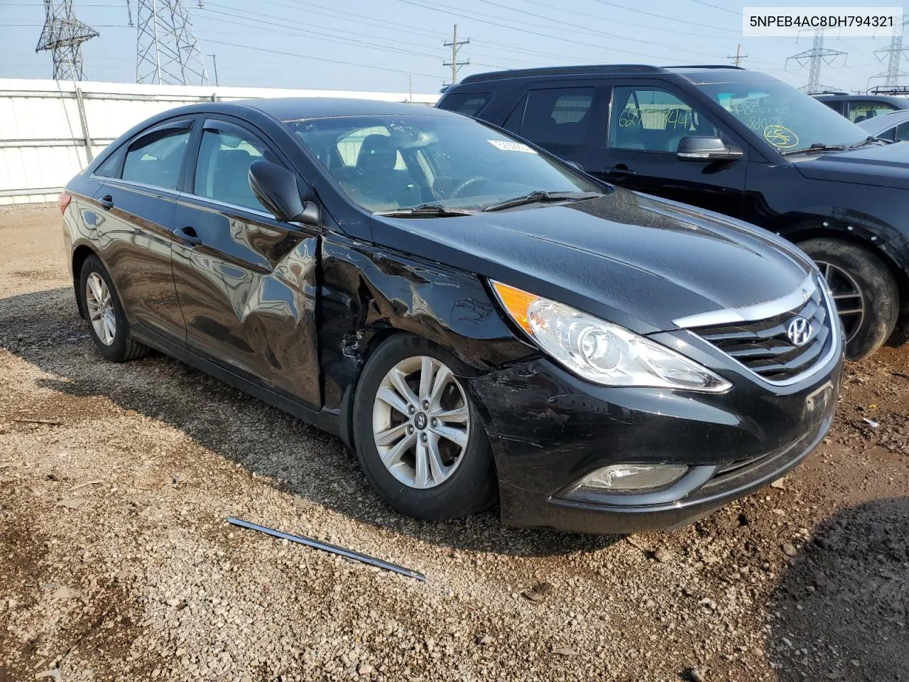 2013 Hyundai Sonata Gls VIN: 5NPEB4AC8DH794321 Lot: 62558804