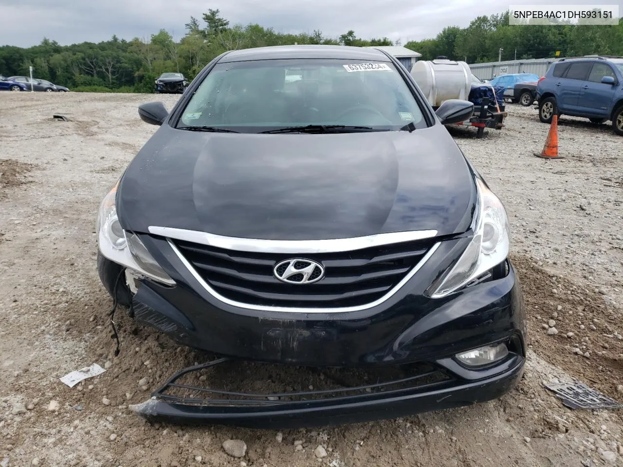 2013 Hyundai Sonata Gls VIN: 5NPEB4AC1DH593151 Lot: 63753234