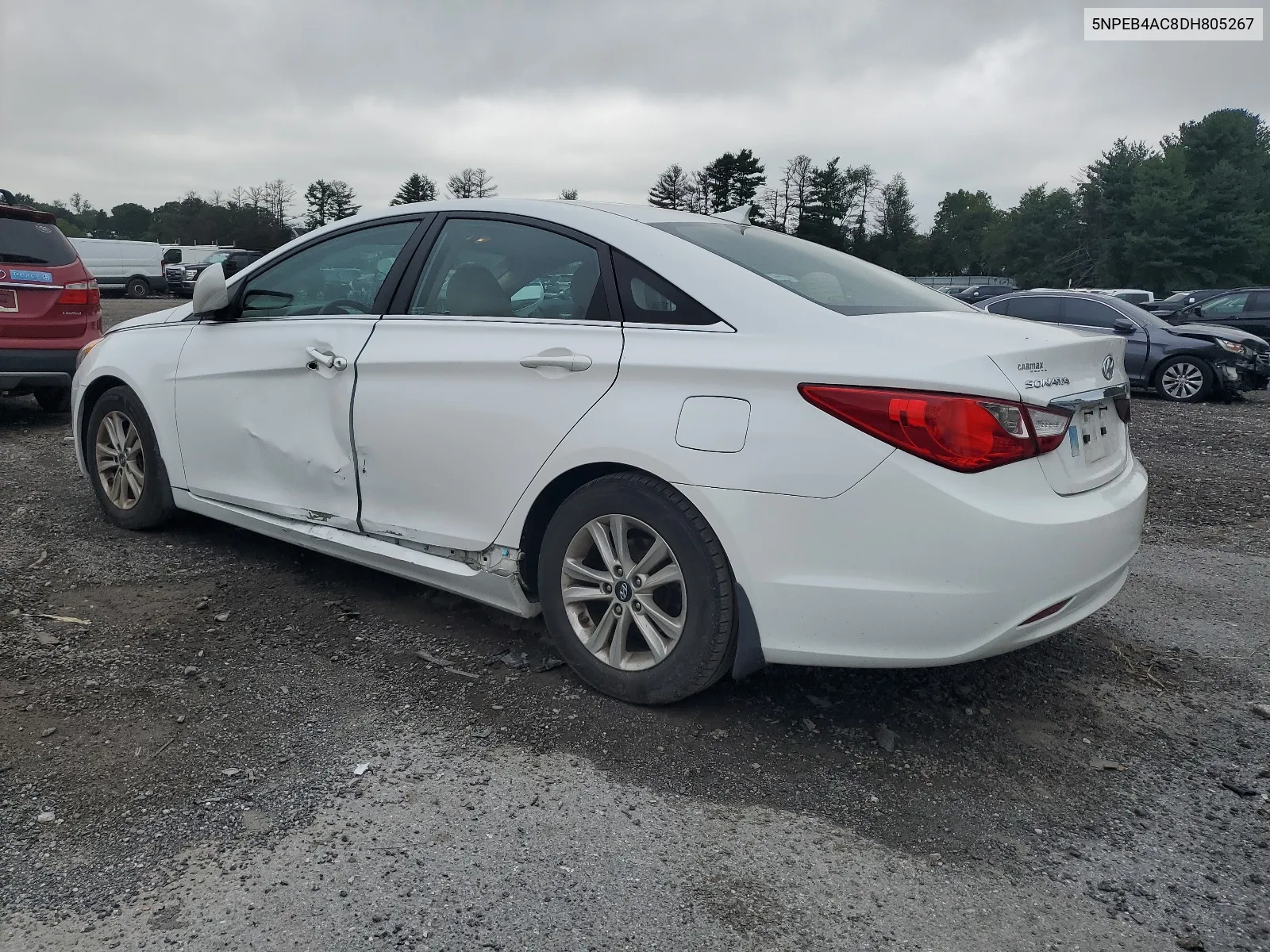 2013 Hyundai Sonata Gls VIN: 5NPEB4AC8DH805267 Lot: 64034724