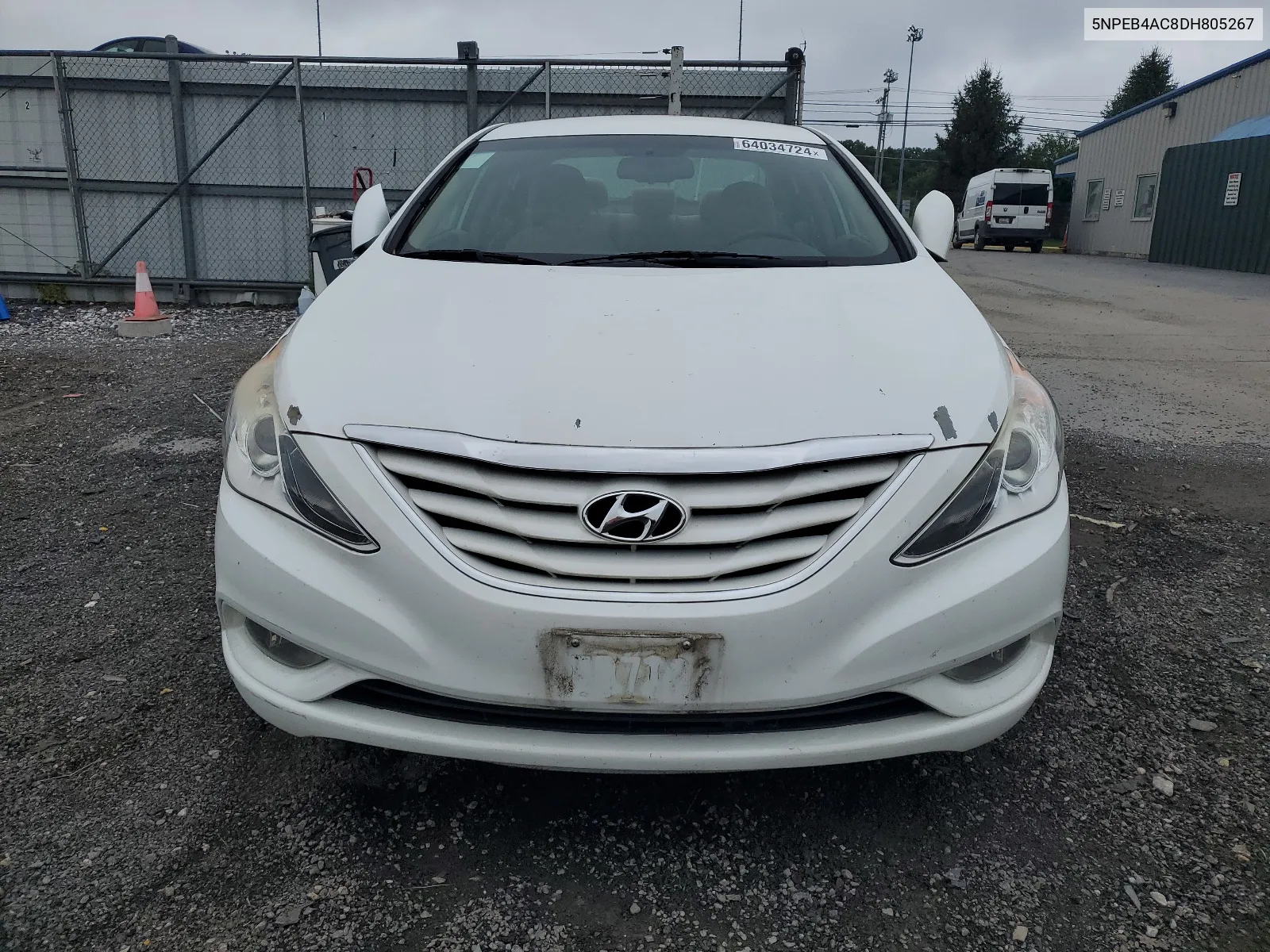 2013 Hyundai Sonata Gls VIN: 5NPEB4AC8DH805267 Lot: 64034724