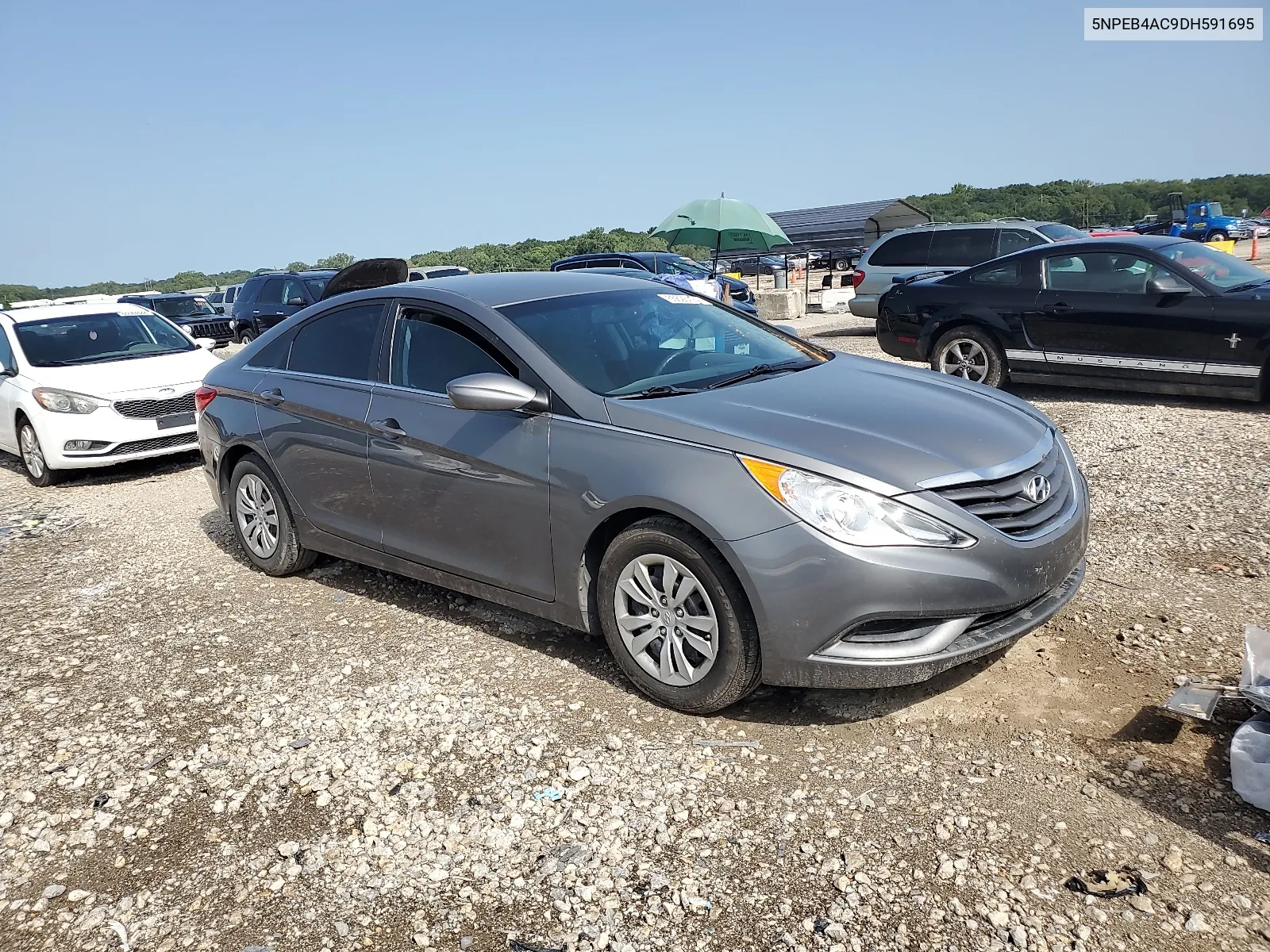 2013 Hyundai Sonata Gls VIN: 5NPEB4AC9DH591695 Lot: 65626794