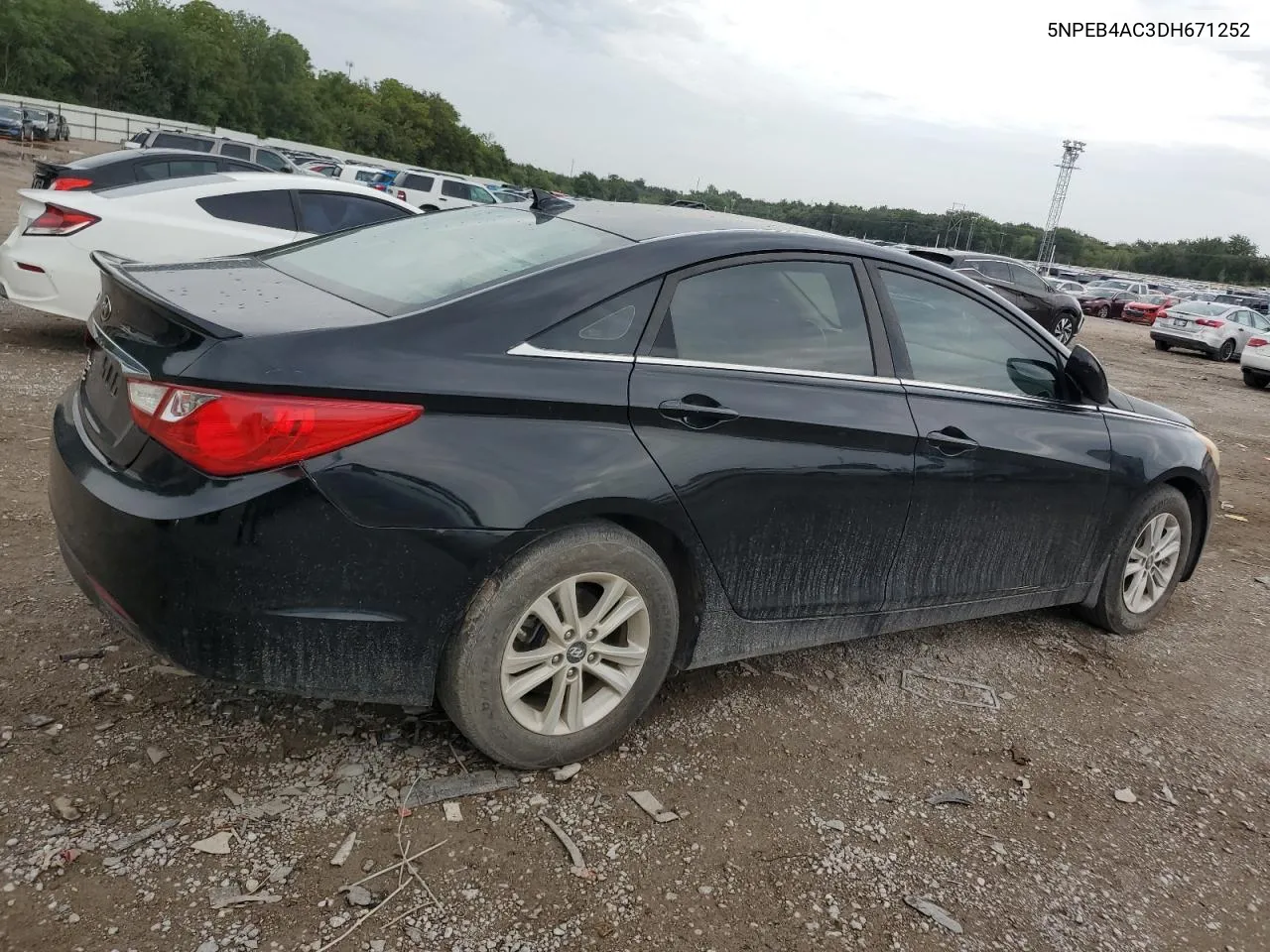 2013 Hyundai Sonata Gls VIN: 5NPEB4AC3DH671252 Lot: 65635514