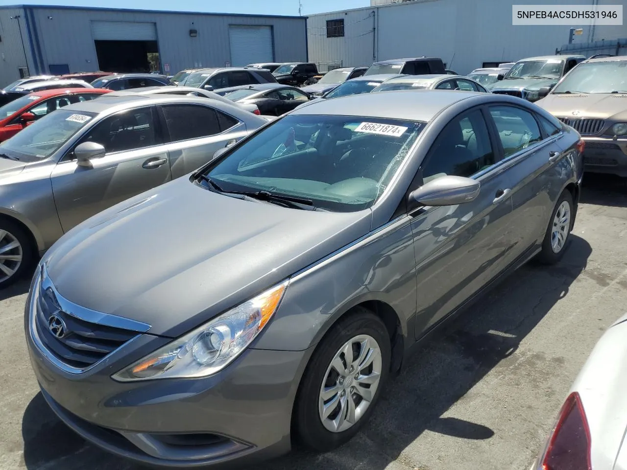 2013 Hyundai Sonata Gls VIN: 5NPEB4AC5DH531946 Lot: 66621874