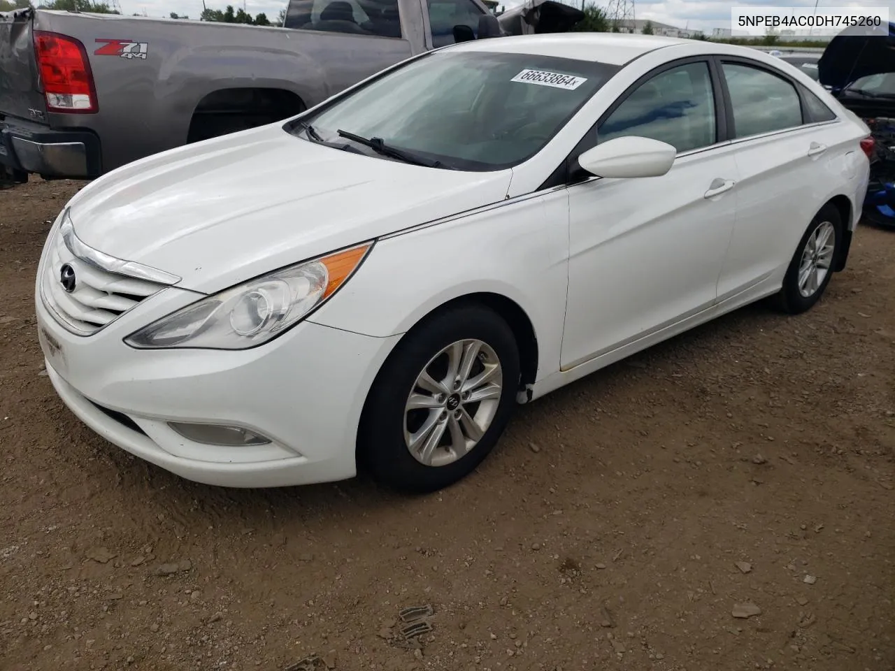 2013 Hyundai Sonata Gls VIN: 5NPEB4AC0DH745260 Lot: 66633864