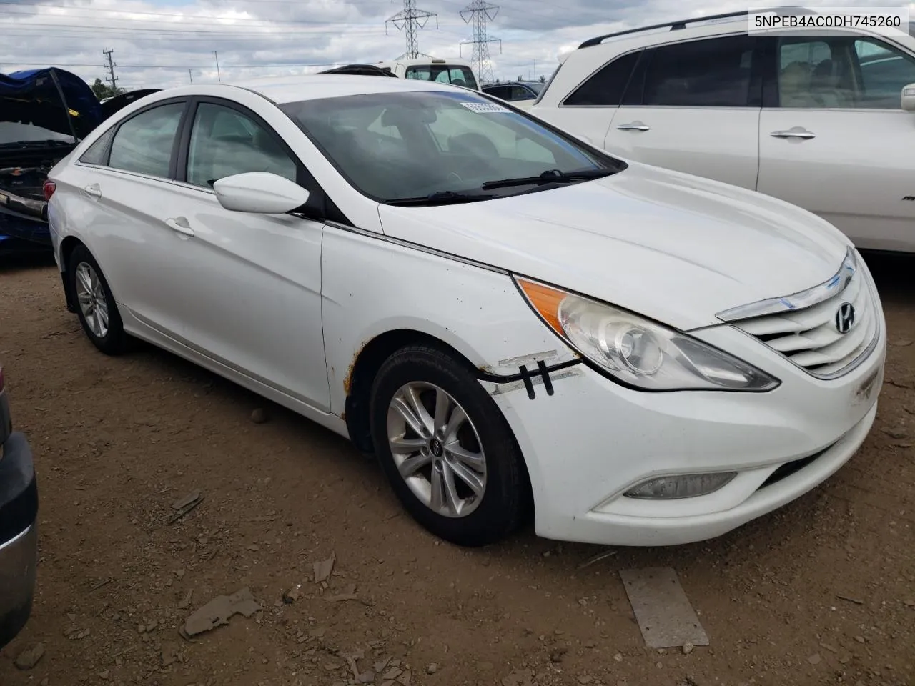 2013 Hyundai Sonata Gls VIN: 5NPEB4AC0DH745260 Lot: 66633864