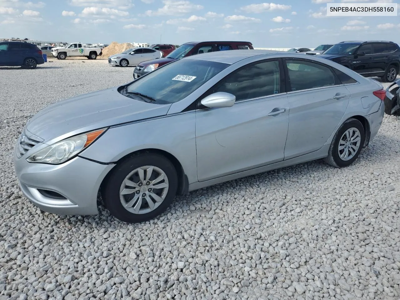 2013 Hyundai Sonata Gls VIN: 5NPEB4AC3DH558160 Lot: 66712914