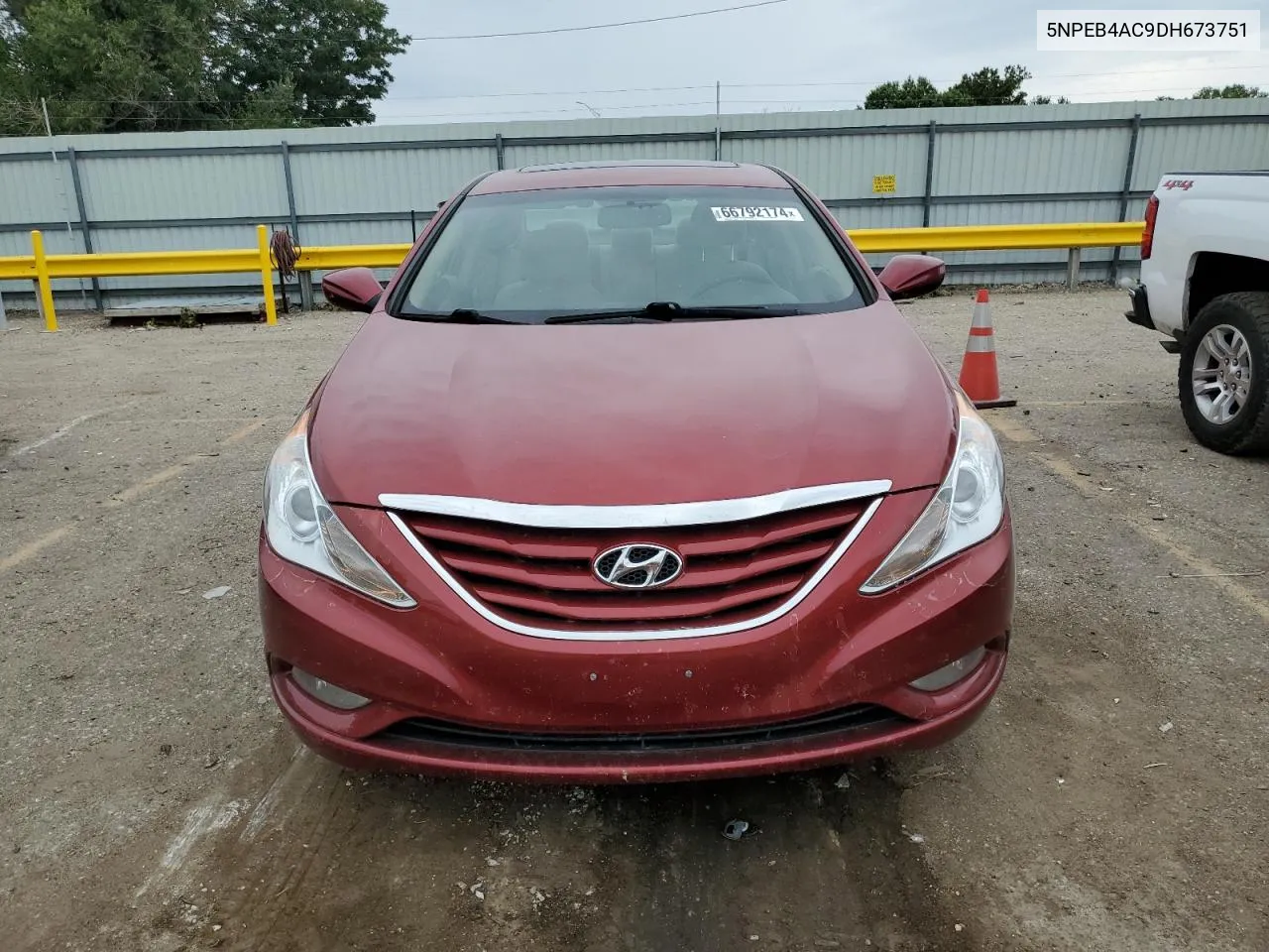 2013 Hyundai Sonata Gls VIN: 5NPEB4AC9DH673751 Lot: 66792174