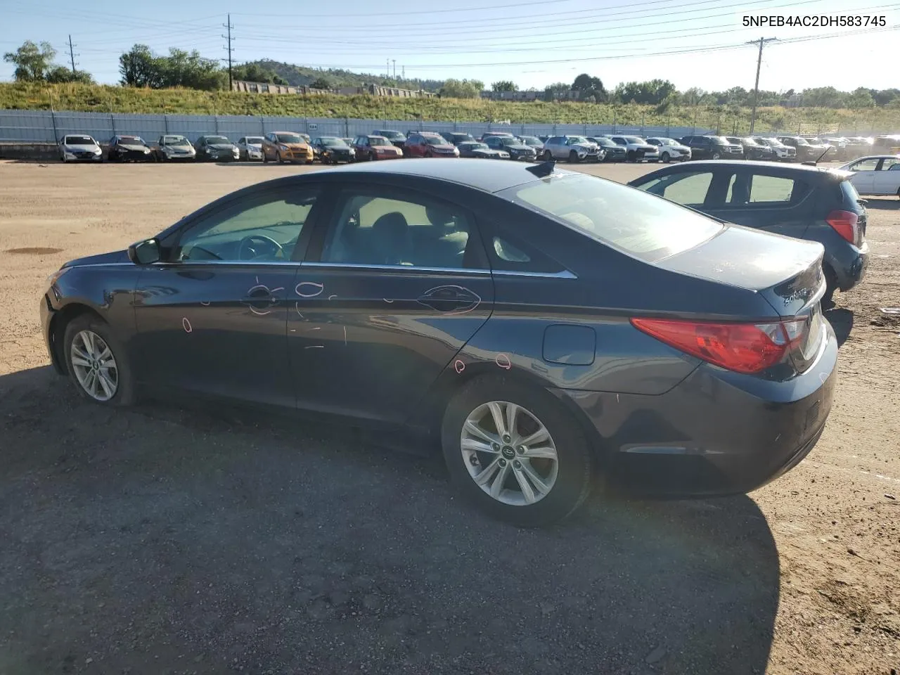 2013 Hyundai Sonata Gls VIN: 5NPEB4AC2DH583745 Lot: 67086404