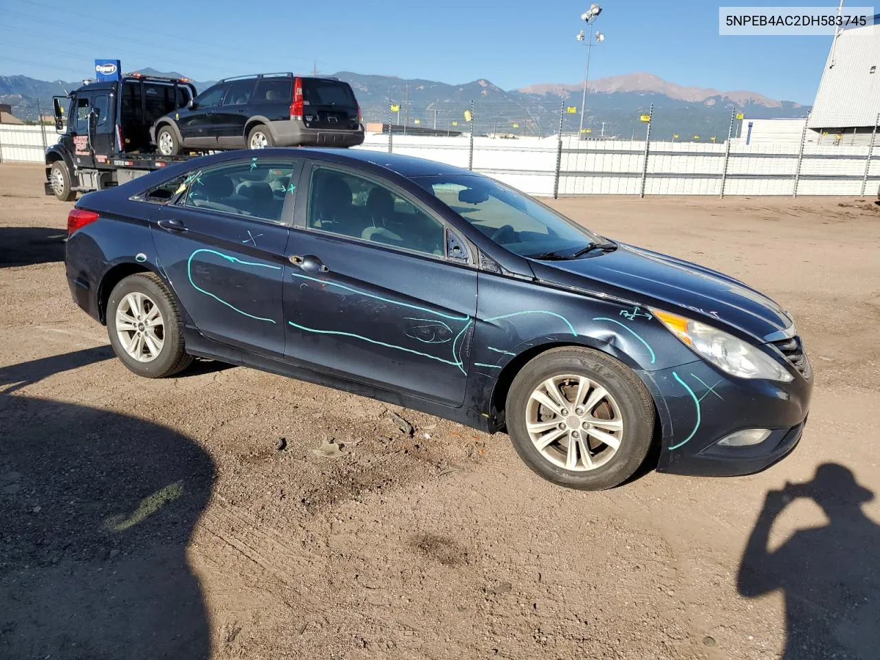 2013 Hyundai Sonata Gls VIN: 5NPEB4AC2DH583745 Lot: 67086404