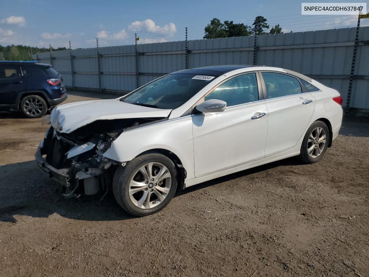 2013 Hyundai Sonata Se VIN: 5NPEC4AC0DH637847 Lot: 68026654