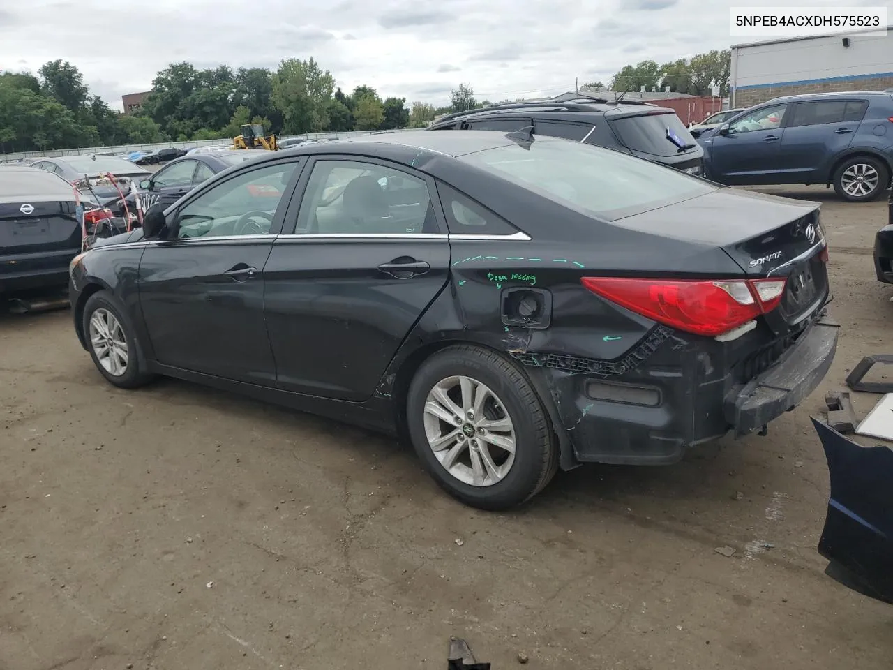 2013 Hyundai Sonata Gls VIN: 5NPEB4ACXDH575523 Lot: 68093264