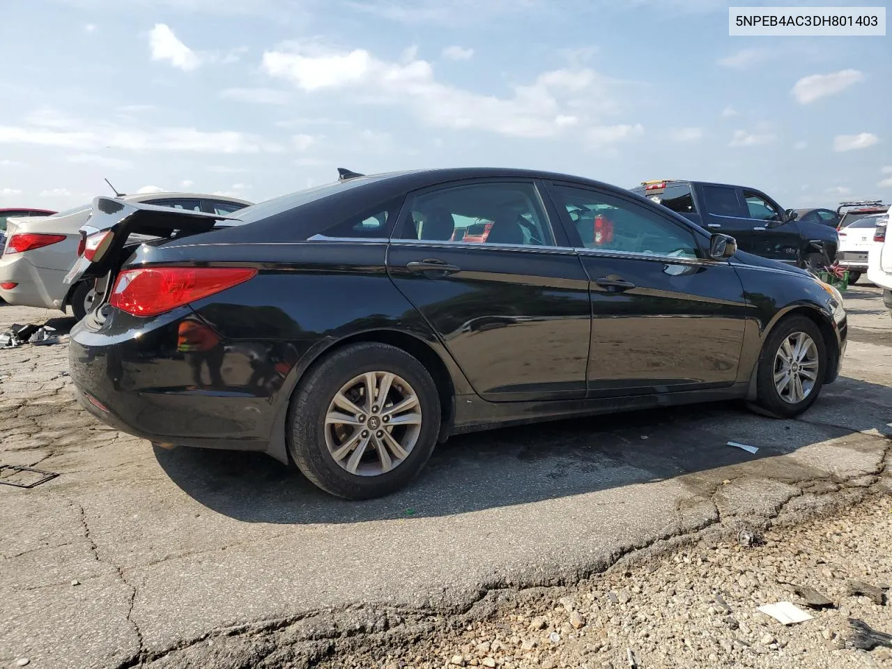 2013 Hyundai Sonata Gls VIN: 5NPEB4AC3DH801403 Lot: 68226114