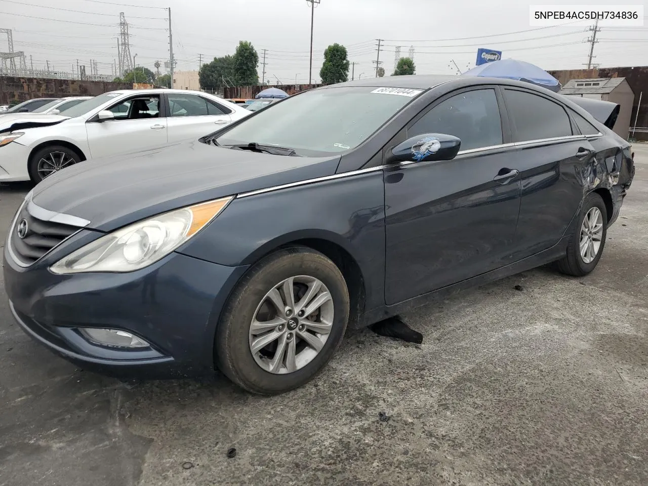 2013 Hyundai Sonata Gls VIN: 5NPEB4AC5DH734836 Lot: 68701044