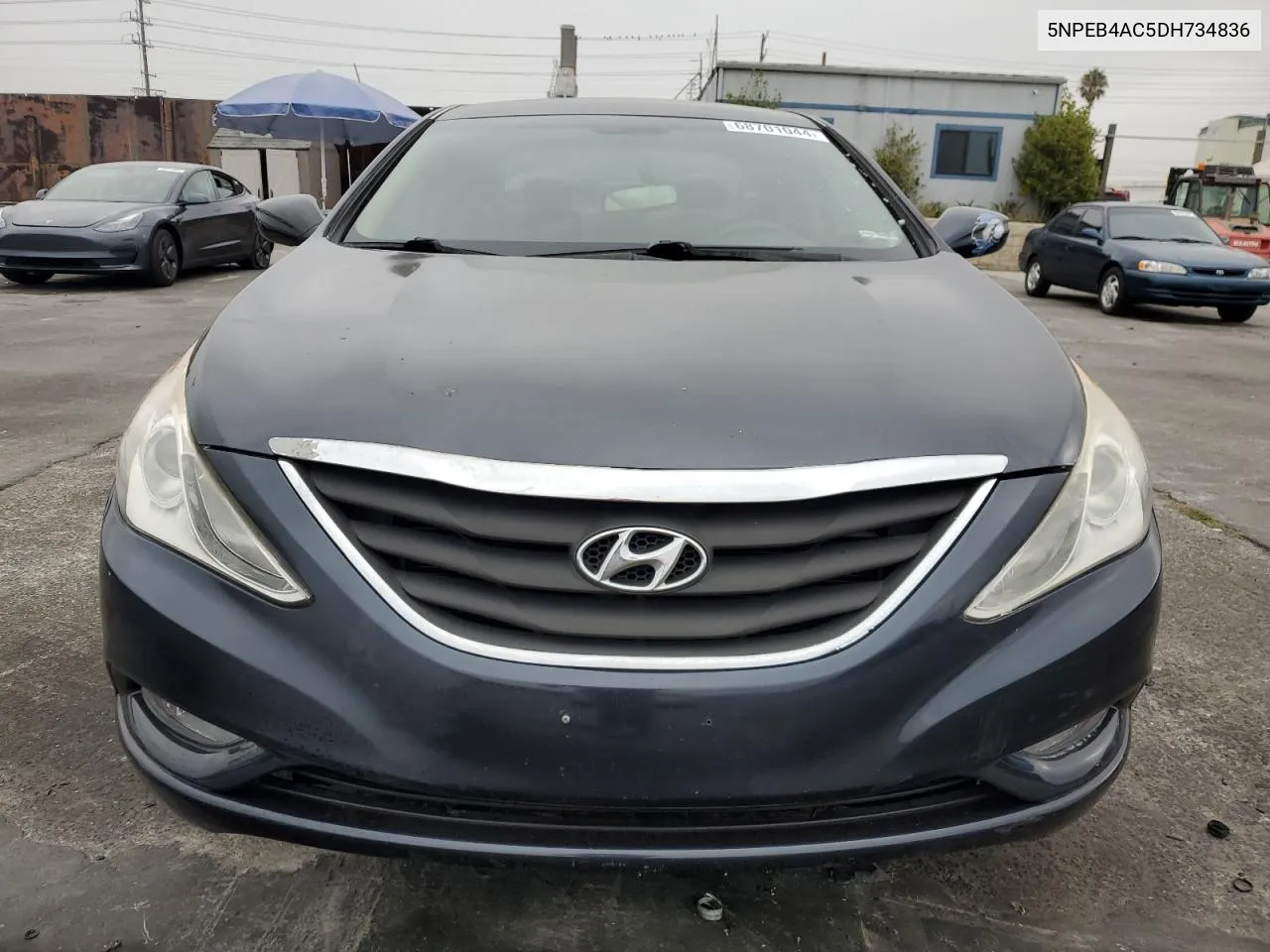 2013 Hyundai Sonata Gls VIN: 5NPEB4AC5DH734836 Lot: 68701044