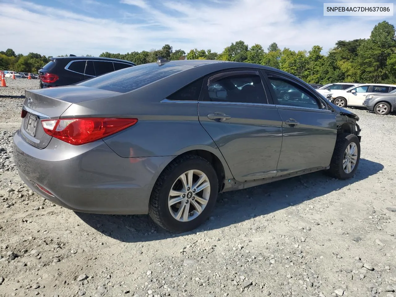 2013 Hyundai Sonata Gls VIN: 5NPEB4AC7DH637086 Lot: 68887554