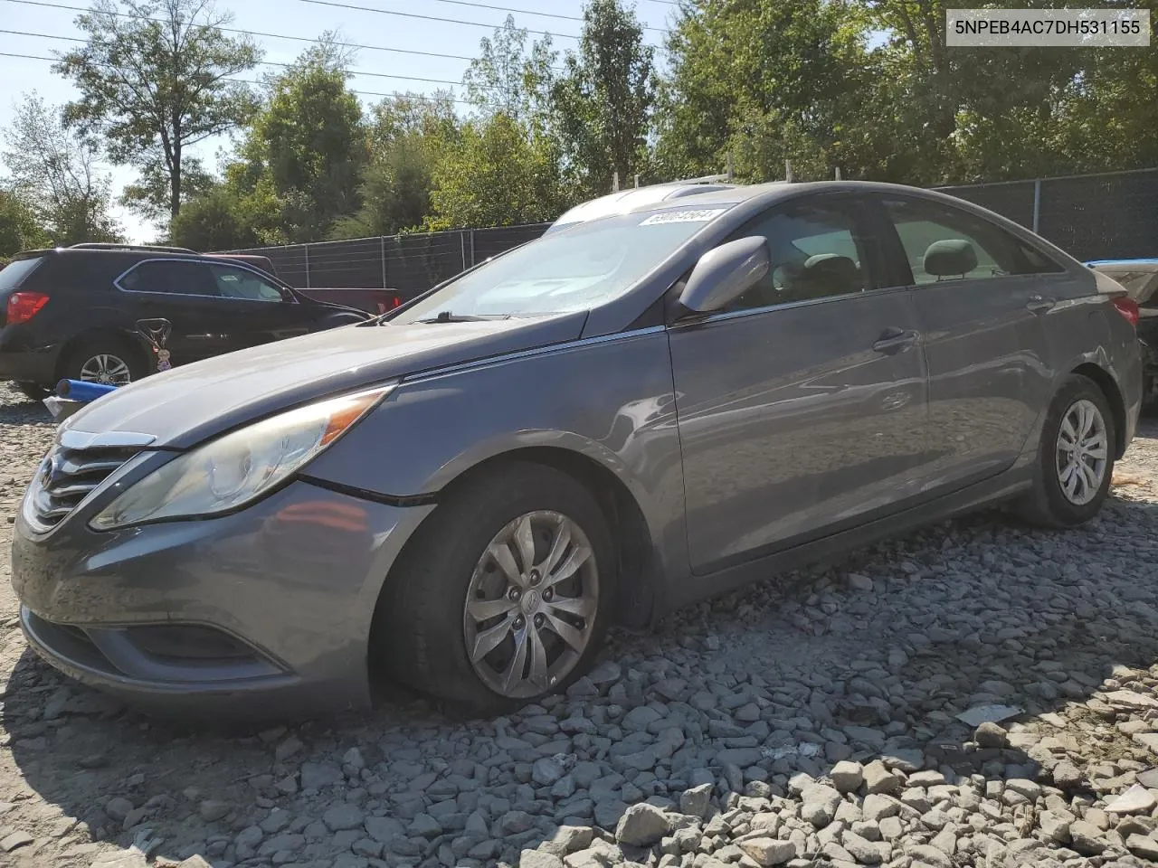 2013 Hyundai Sonata Gls VIN: 5NPEB4AC7DH531155 Lot: 69064564