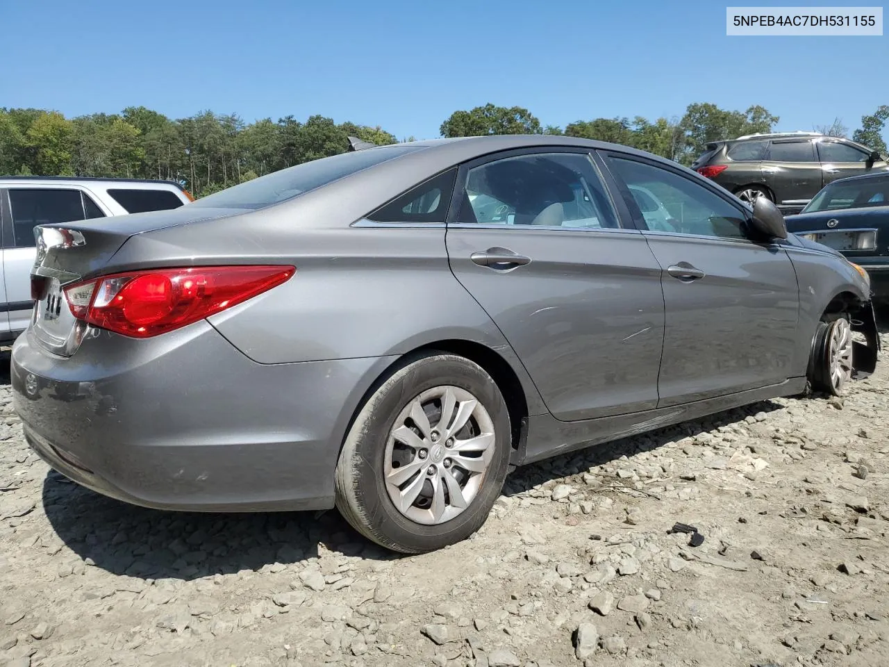 2013 Hyundai Sonata Gls VIN: 5NPEB4AC7DH531155 Lot: 69064564