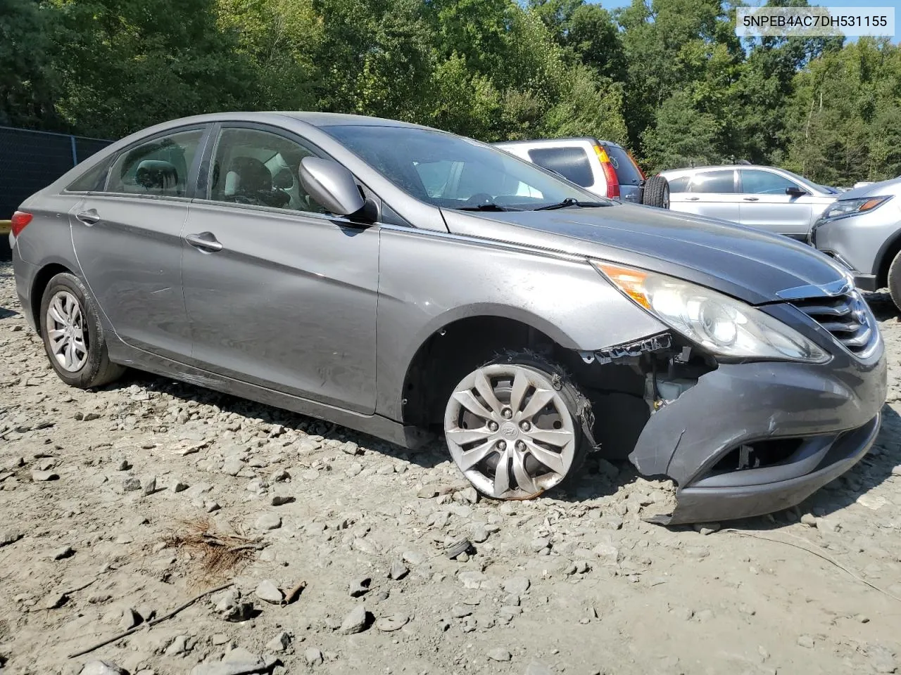 2013 Hyundai Sonata Gls VIN: 5NPEB4AC7DH531155 Lot: 69064564