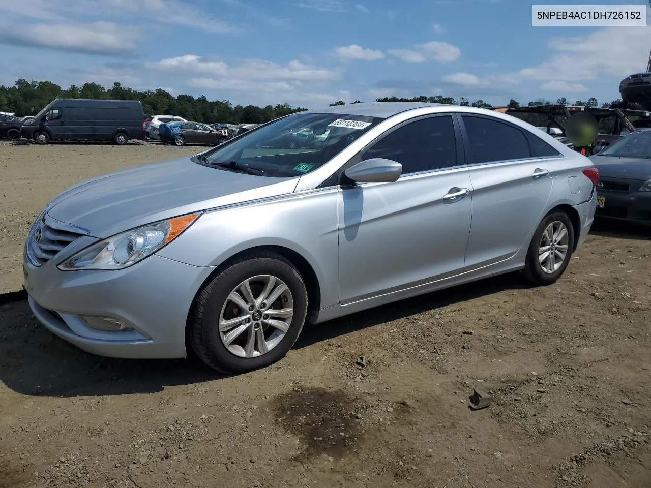 2013 Hyundai Sonata Gls VIN: 5NPEB4AC1DH726152 Lot: 69113304