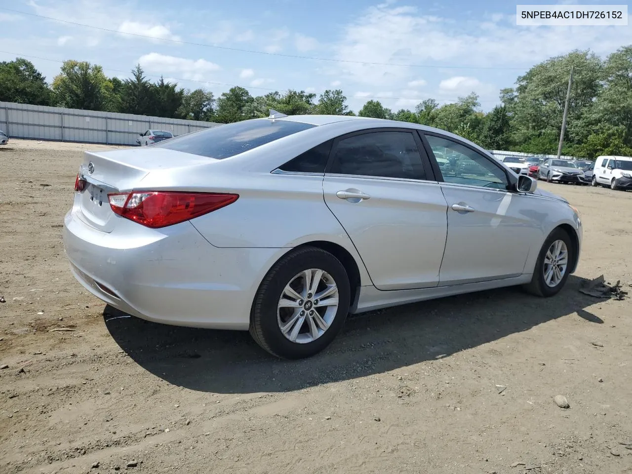 2013 Hyundai Sonata Gls VIN: 5NPEB4AC1DH726152 Lot: 69113304