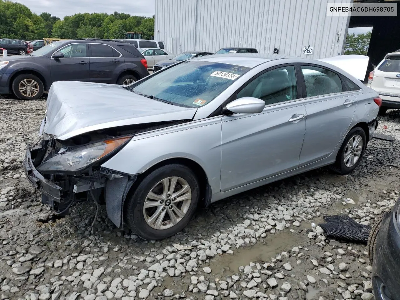 2013 Hyundai Sonata Gls VIN: 5NPEB4AC6DH698705 Lot: 69135124