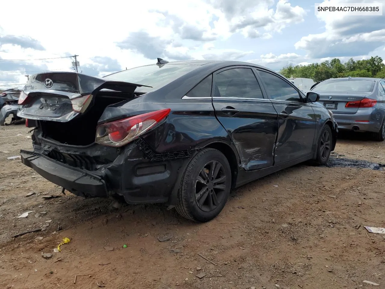 2013 Hyundai Sonata Gls VIN: 5NPEB4AC7DH668385 Lot: 69185034