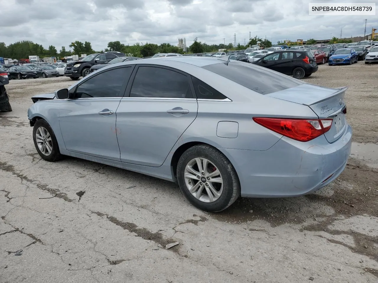 2013 Hyundai Sonata Gls VIN: 5NPEB4AC8DH548739 Lot: 69347124