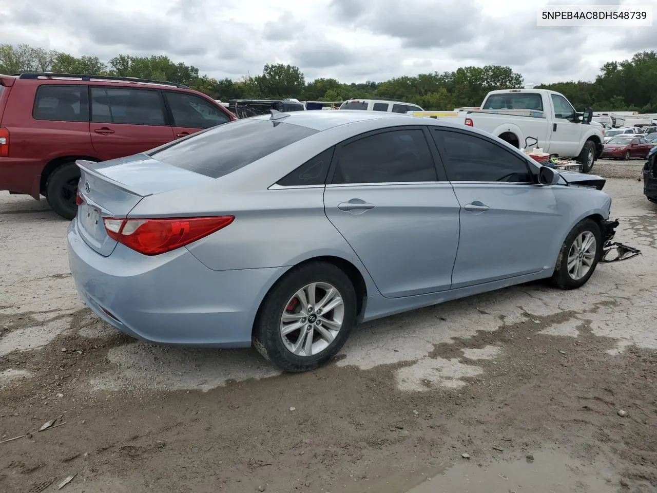 2013 Hyundai Sonata Gls VIN: 5NPEB4AC8DH548739 Lot: 69347124