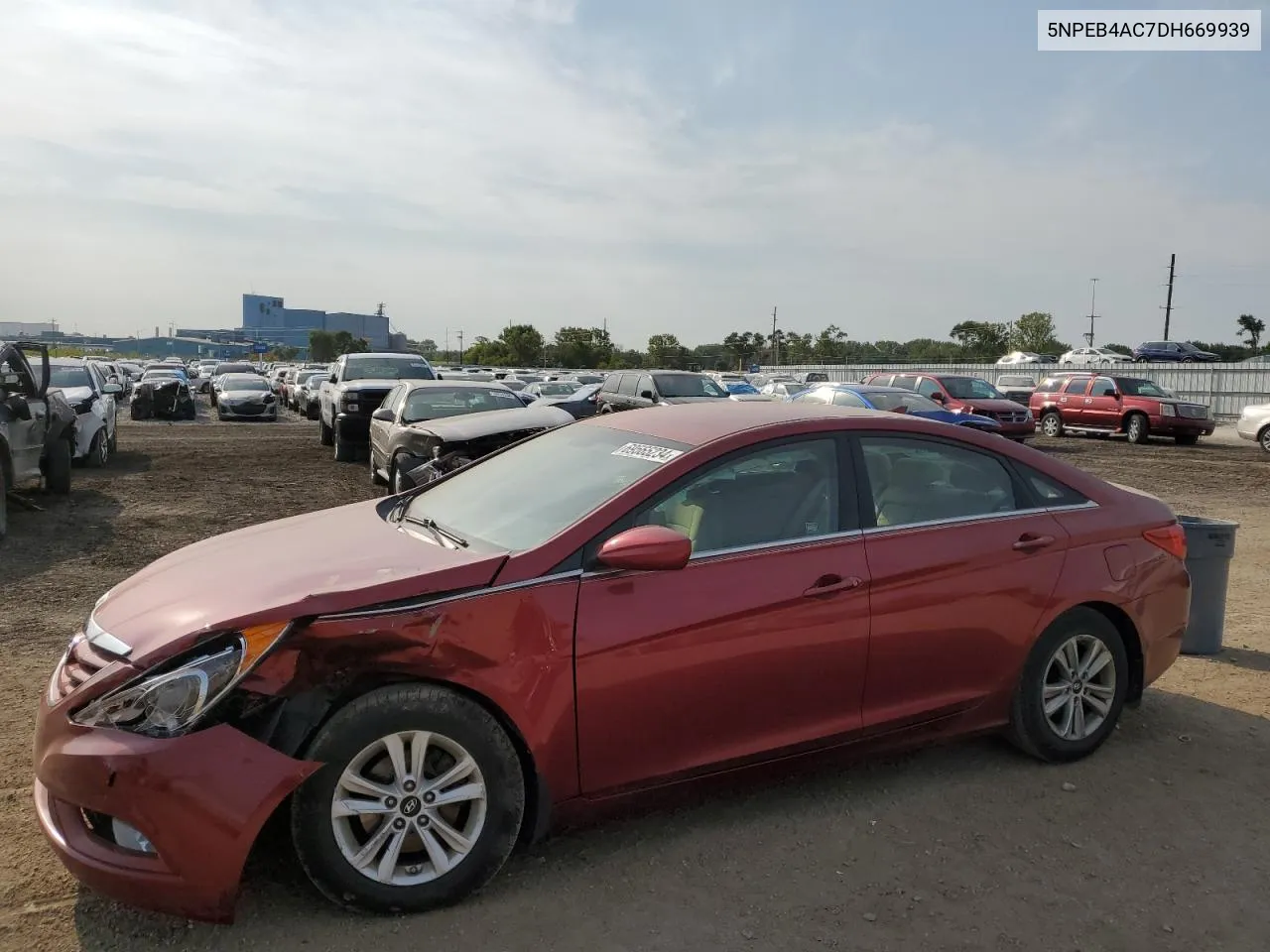 2013 Hyundai Sonata Gls VIN: 5NPEB4AC7DH669939 Lot: 69565234