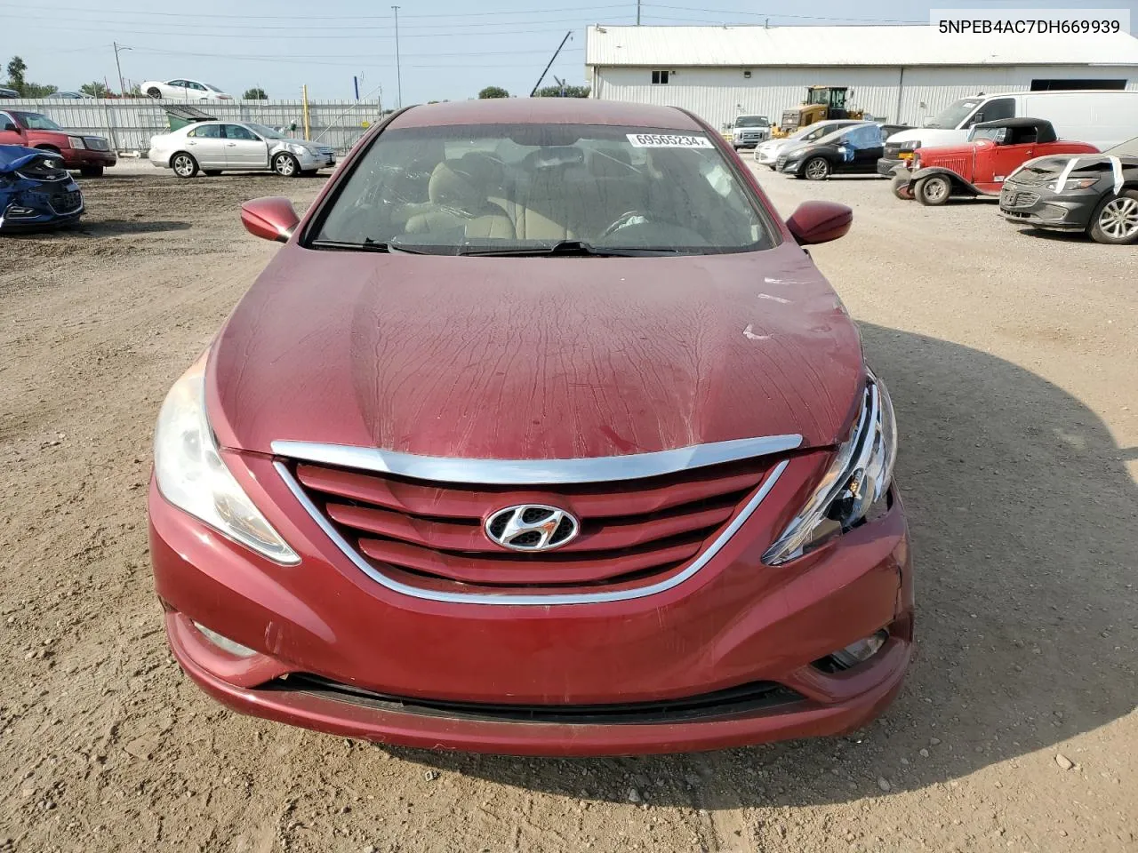 2013 Hyundai Sonata Gls VIN: 5NPEB4AC7DH669939 Lot: 69565234