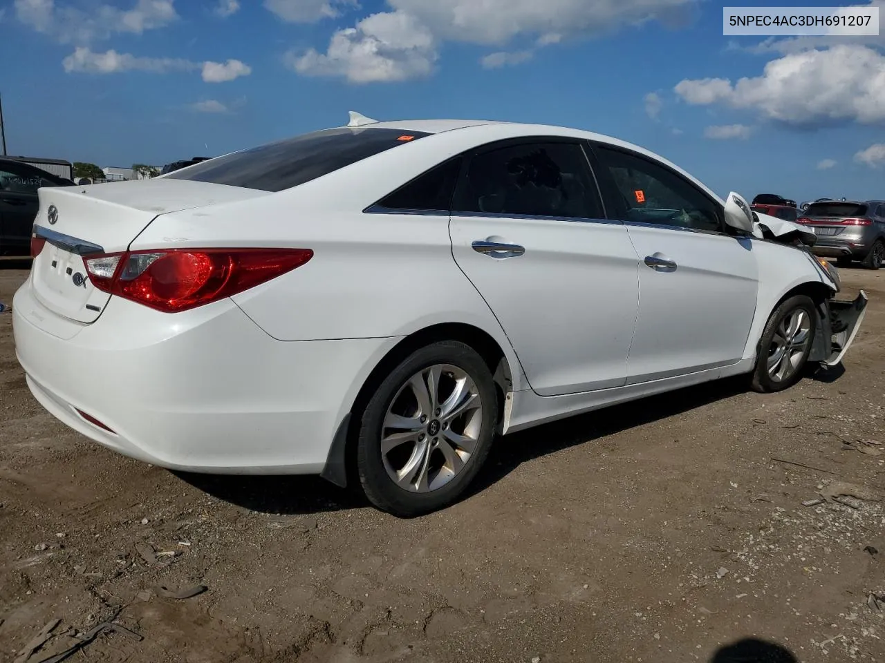 2013 Hyundai Sonata Se VIN: 5NPEC4AC3DH691207 Lot: 69577004