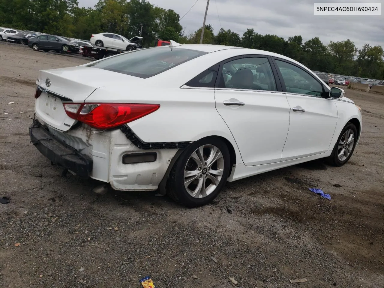 2013 Hyundai Sonata Se VIN: 5NPEC4AC6DH690424 Lot: 69617314