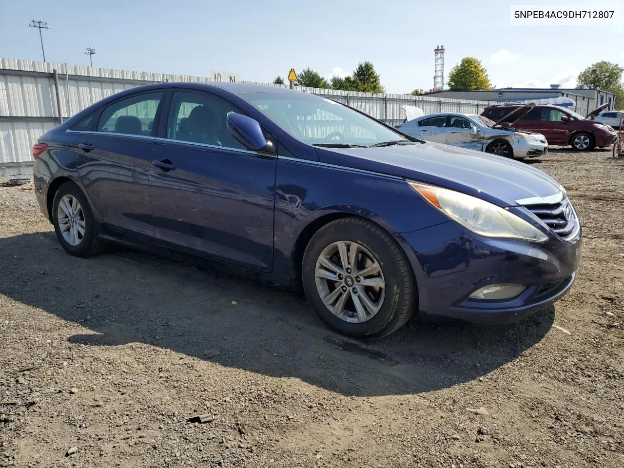 2013 Hyundai Sonata Gls VIN: 5NPEB4AC9DH712807 Lot: 69792224