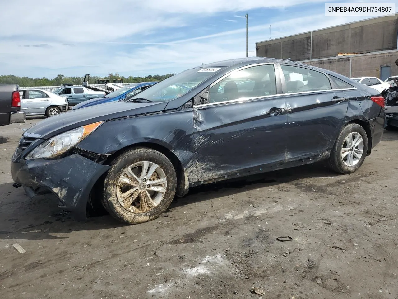 2013 Hyundai Sonata Gls VIN: 5NPEB4AC9DH734807 Lot: 70168154