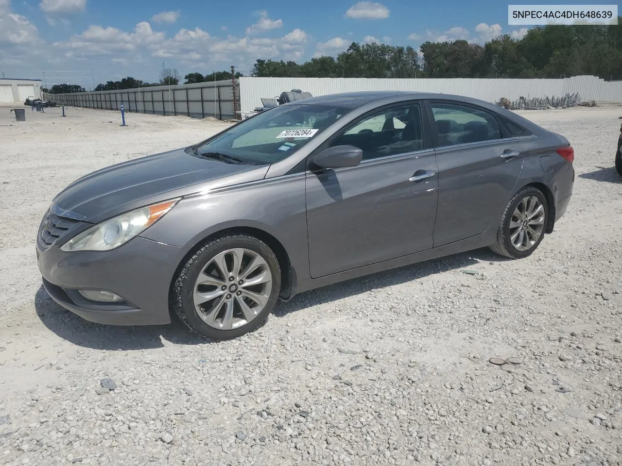 2013 Hyundai Sonata Se VIN: 5NPEC4AC4DH648639 Lot: 70726284