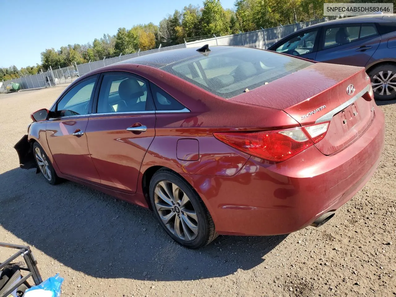 2013 Hyundai Sonata Se VIN: 5NPEC4AB5DH583646 Lot: 70845894