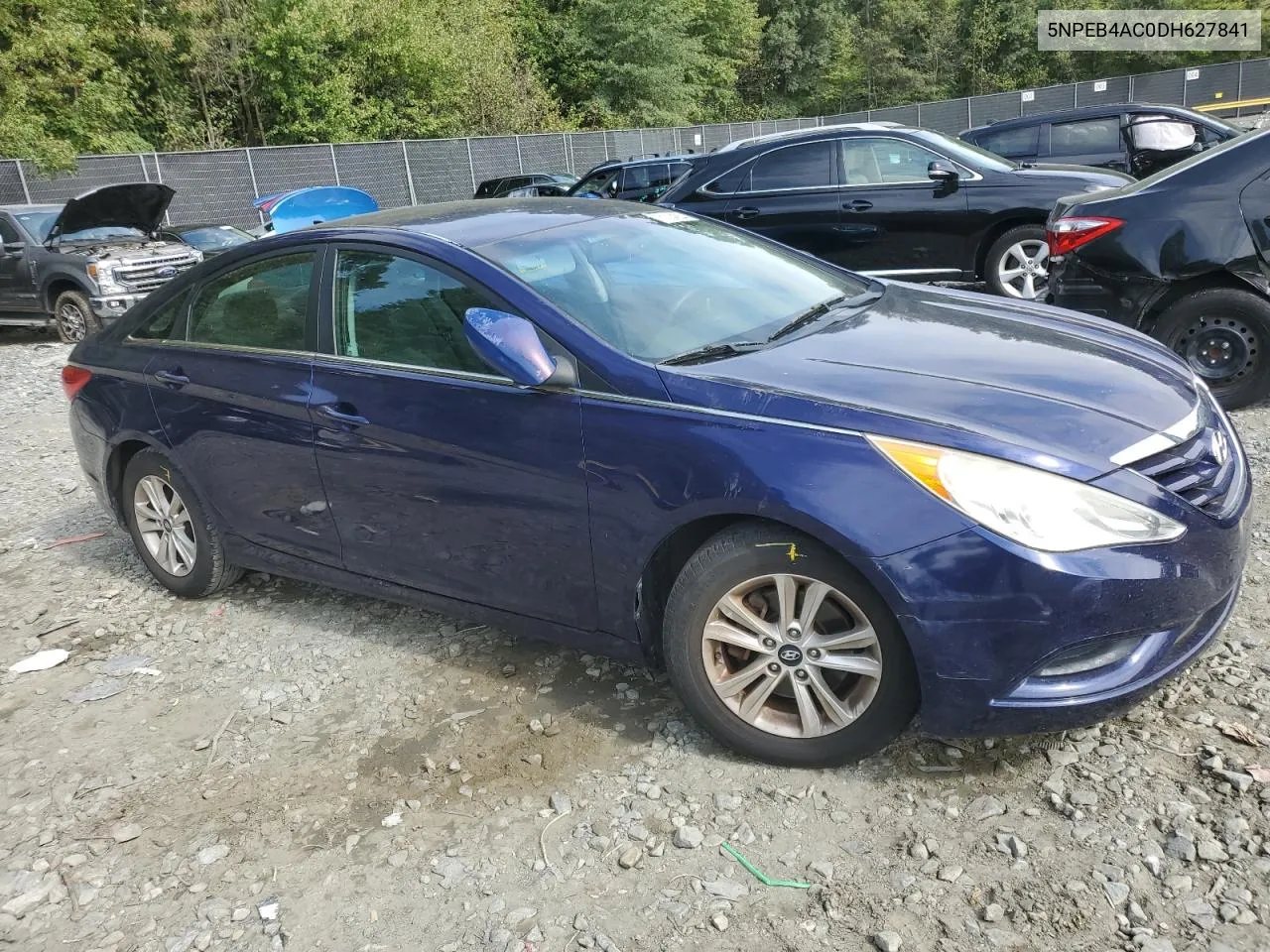 2013 Hyundai Sonata Gls VIN: 5NPEB4AC0DH627841 Lot: 71004554