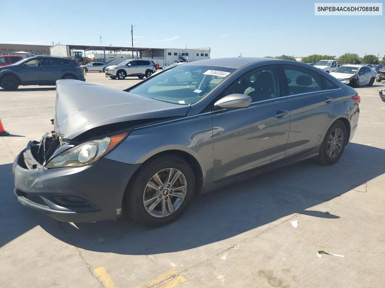 2013 Hyundai Sonata Gls VIN: 5NPEB4AC6DH708858 Lot: 71083384