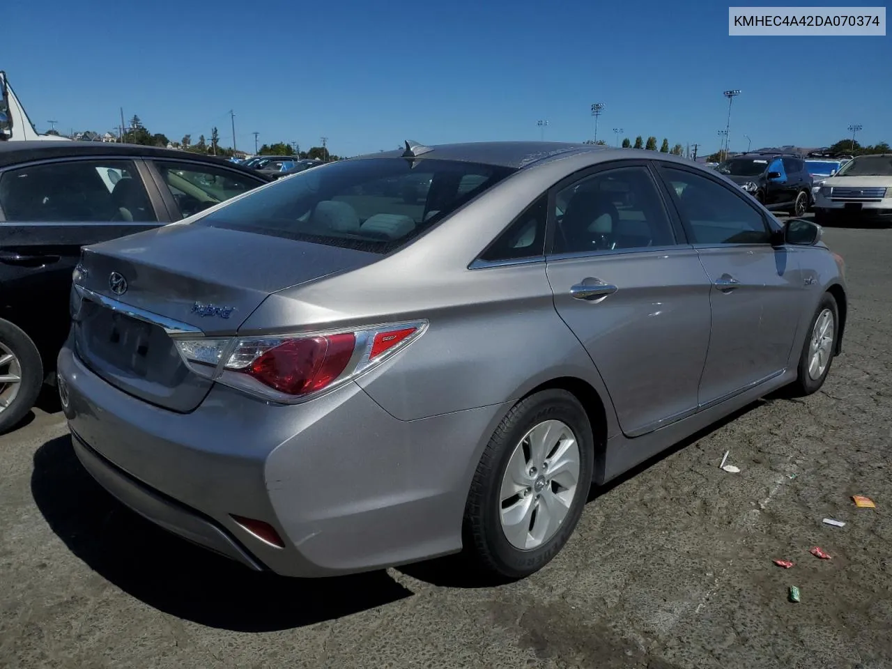 2013 Hyundai Sonata Hybrid VIN: KMHEC4A42DA070374 Lot: 71113874