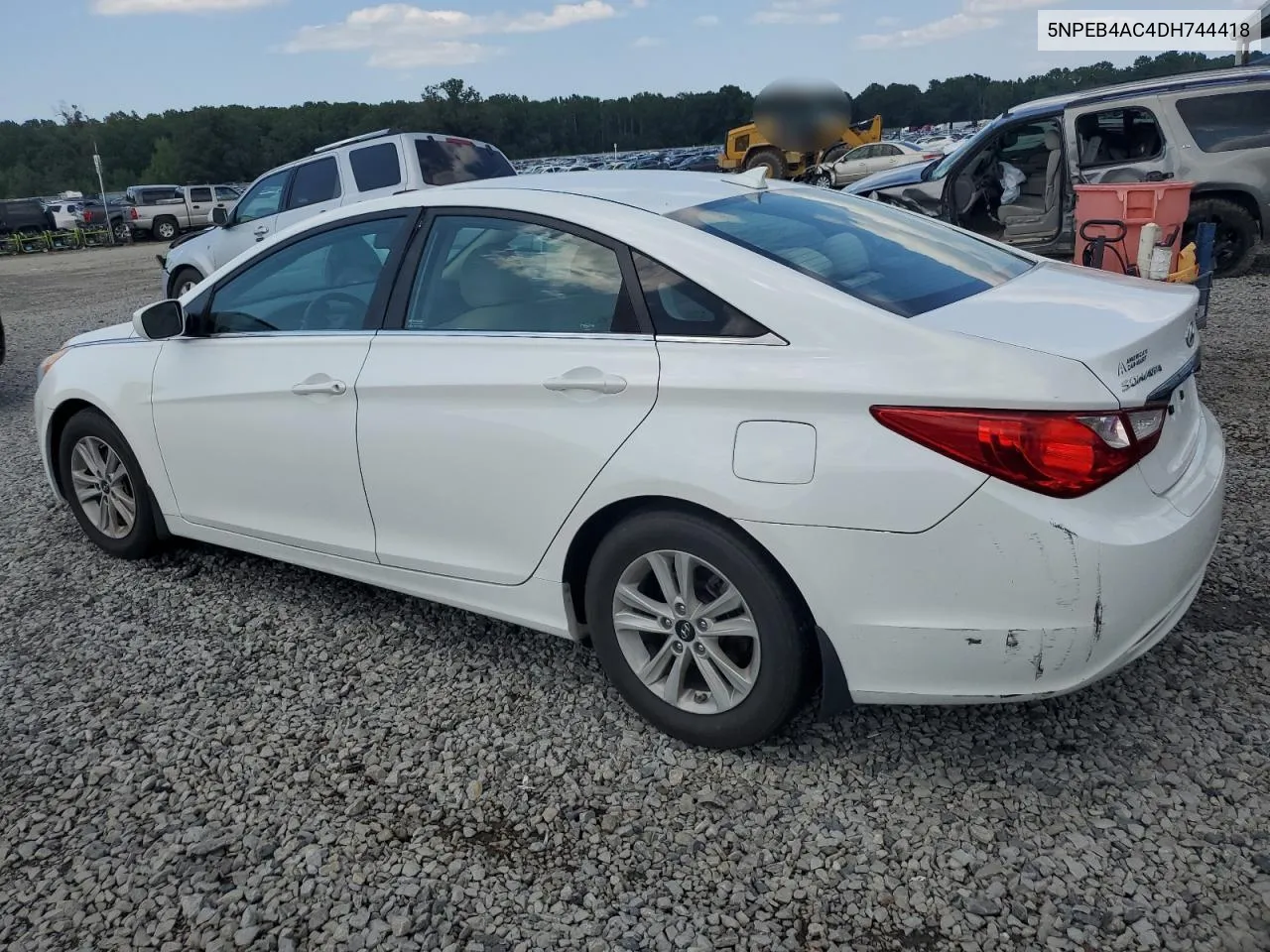 2013 Hyundai Sonata Gls VIN: 5NPEB4AC4DH744418 Lot: 71160614