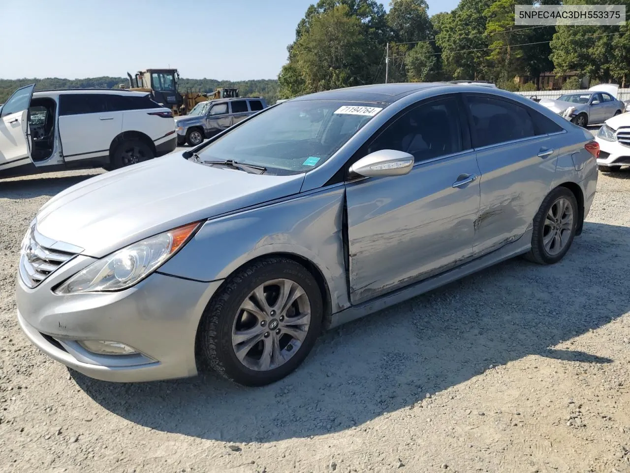 2013 Hyundai Sonata Se VIN: 5NPEC4AC3DH553375 Lot: 71194764