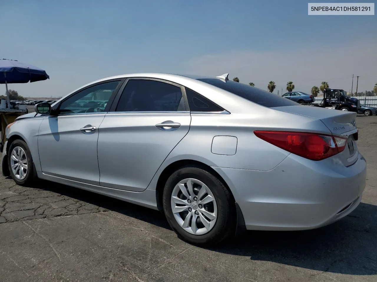 2013 Hyundai Sonata Gls VIN: 5NPEB4AC1DH581291 Lot: 71230284