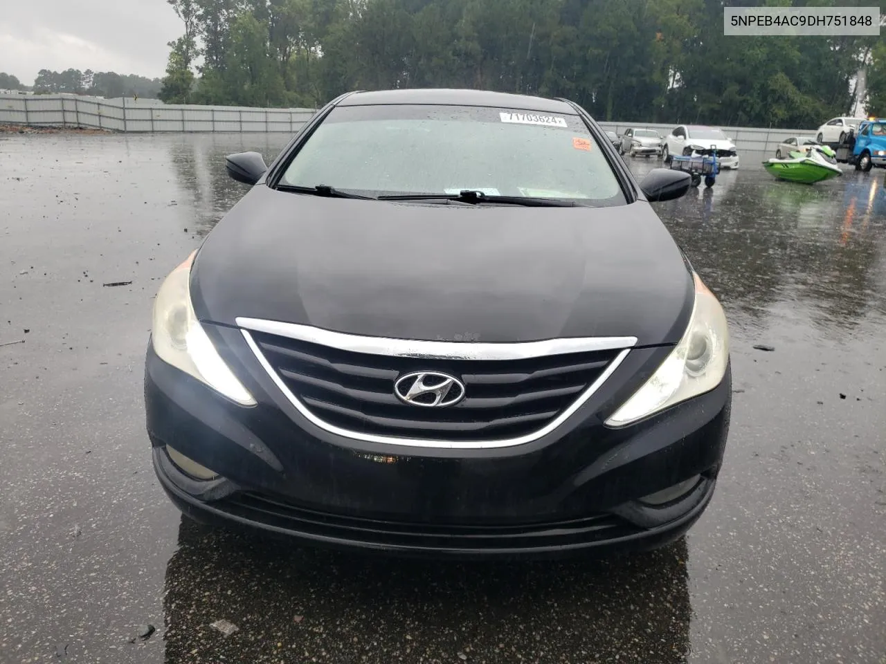 2013 Hyundai Sonata Gls VIN: 5NPEB4AC9DH751848 Lot: 71703624