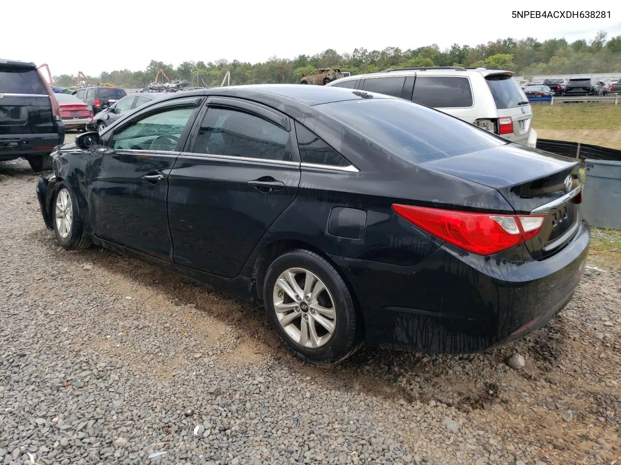 2013 Hyundai Sonata Gls VIN: 5NPEB4ACXDH638281 Lot: 71721934