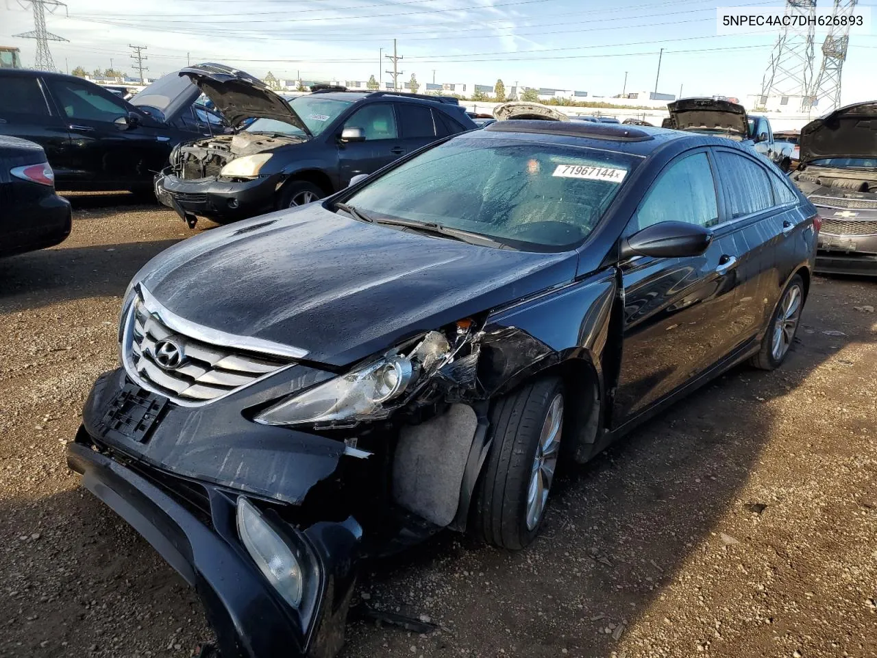 2013 Hyundai Sonata Se VIN: 5NPEC4AC7DH626893 Lot: 71967144