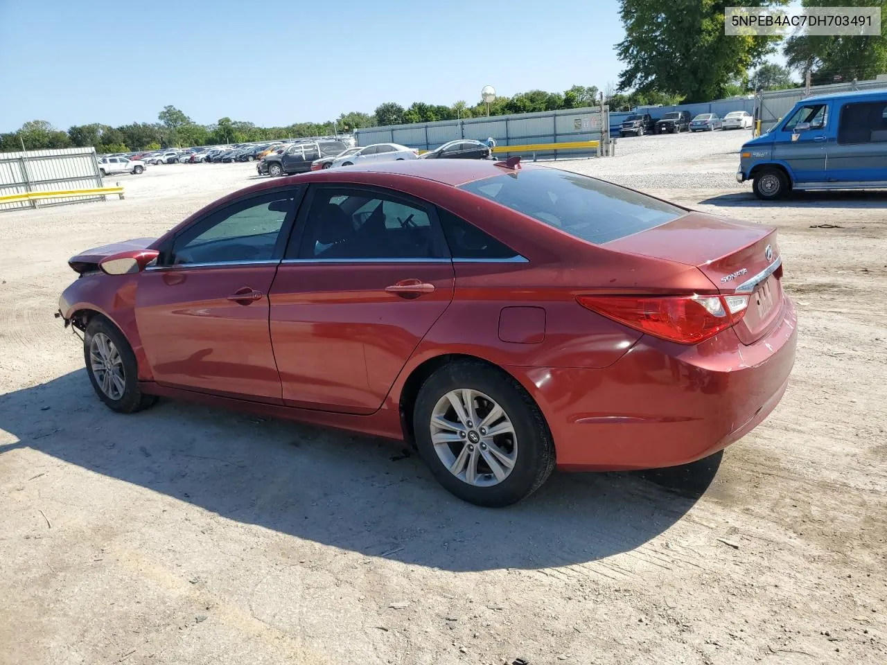 2013 Hyundai Sonata Gls VIN: 5NPEB4AC7DH703491 Lot: 72141834